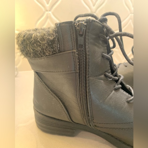 UNIONBAY ~ Stockholm Combat Boots Black Size 8 - Picture 10 of 14